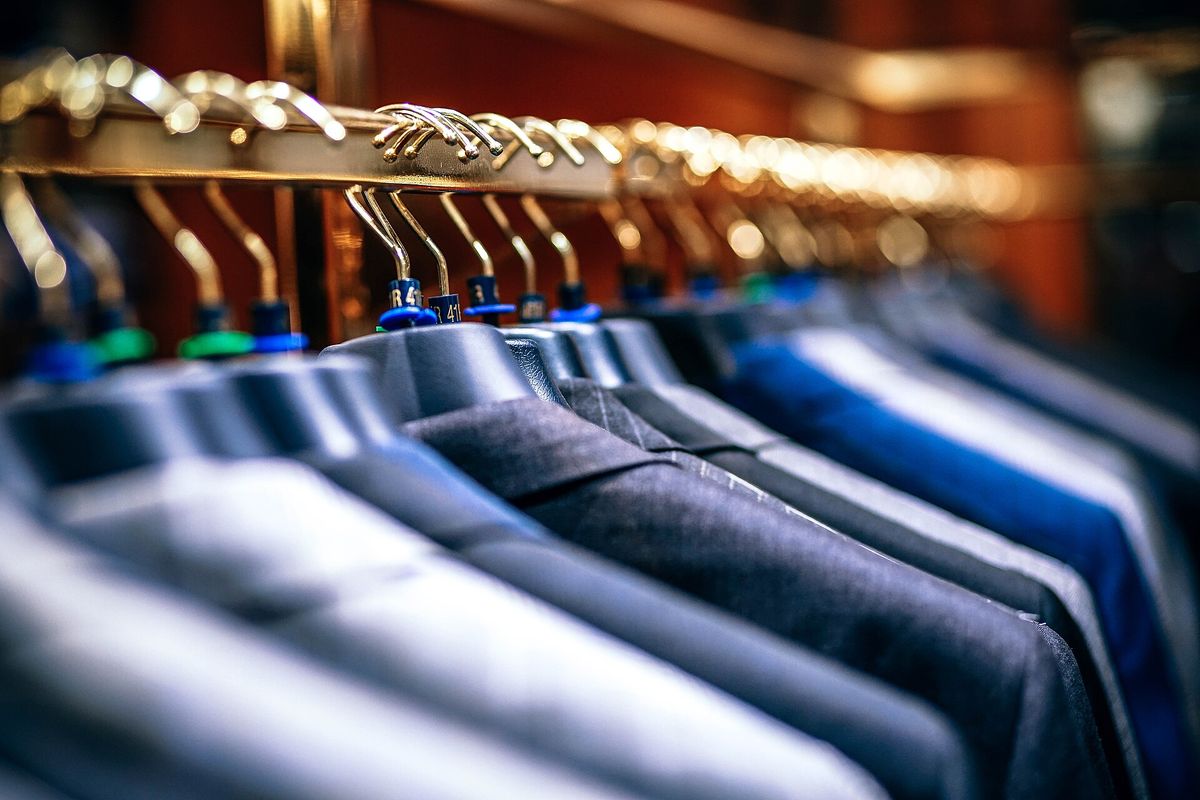 Blazer Jackets on Rack (Unsplash)